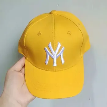 Kšiltovka Stylová dětská kšiltovka s výšivkou - S044 Yellow