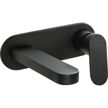 Koupelnová baterie Umyvadlová baterie nástěnná Deante ALPINIA BGA N54L černá matná
