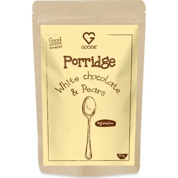 Dětská kaše Goodie Ovesná kaše- bílá čokoláda a hruška, 300g