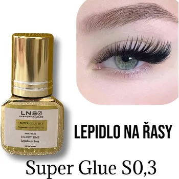 Lepidlo na řasy Silné lepidlo na řasy / SUPER Eyelash Glue 0,3S black