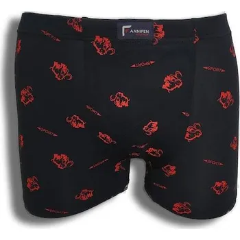 Chlapecké spodní prádlo FANNIFEN Chlapecké bambusové boxerky se slony Barva: červená, Dětská velikost: 172-178