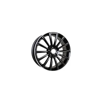 Alu kolo Racing Line B1048 MER 8,5x19 5x112 ET43.00 černá matná + leštěný límec