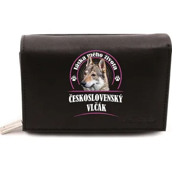 Peněženka STRIKER Dámská kožená peněženka Československý vlčák