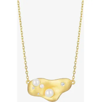 Náhrdelník Pozlacený stříbrný náhrdelník 5394Y01 Preciosa