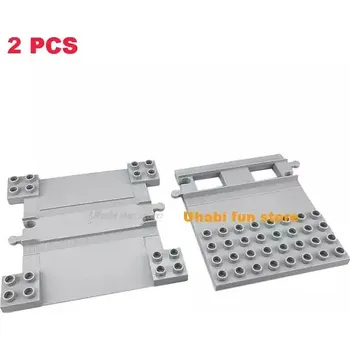 Stavebnice LEGO Stavebnice s motivem železnice | Styl Lego - 2ks kolejová plošina