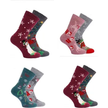 Pánské ponožky Dámské vlněné vánoční ponožky Trendy socks