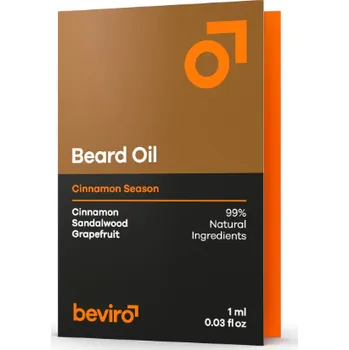 Péče o vousy Beviro olej na vousy Cinnamon Season Objem: 1 ml