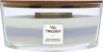 Svíčka WoodWick Trilogy Woven Comforts
