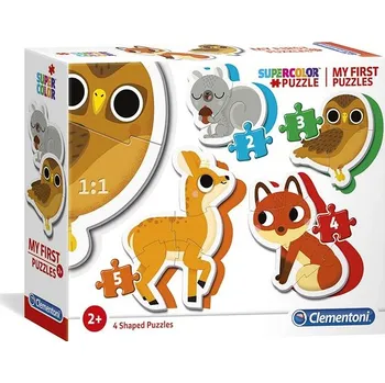 Puzzle Clementoni Moje první puzzle Lesní zvířátka 4v1 (2,3,4,5 dílků)