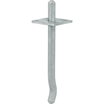 Kotevní patka, 80 × 80 × 55/300 mm, ocel 71311000