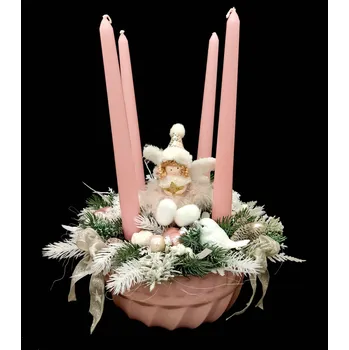 Svícen Kyticky.cz Adventní svícen bábovka