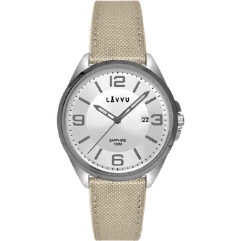 Hodinky LAVVU Pánské hodinky se safírovým sklem HERNING Grey LWM0098 (POŠTOVNÉ ZDARMA!!!)