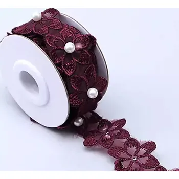 Ručně výšivková krajka | 0,9 m x 3,3 cm - 7