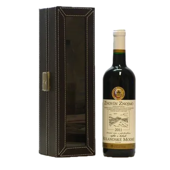 Box bedýnka s okénkem na 1 láhev