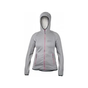 Dámská mikina WARMPEACE RIGBY LADY silver S; Šedá bunda + DÁREK DLE VÝBĚRU!