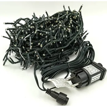 Vánoční světelný řetěz Vánoční světelný řetěz 20 m 1000 LED studená bílá