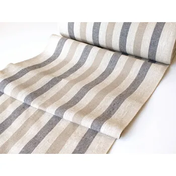 Snový svět Kréta modrá II - lněná látka