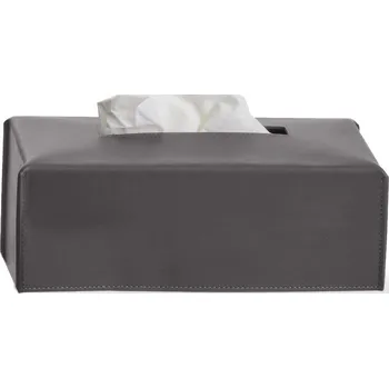 Decor Walther, Box na kapesníky Nappa 24 cm šedý - Formadore