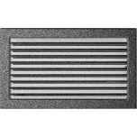 Krbová mřížka 22x37 BASIC staré stříbro s žaluzií