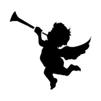 Andílek - plastová šablona V1 Rozměr: B 14,5x14,5cm