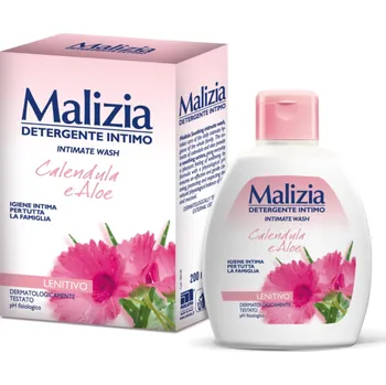 Intimní hygienický prostředek Malizia italský intimní mycí gel s Aloe Vera 200ml