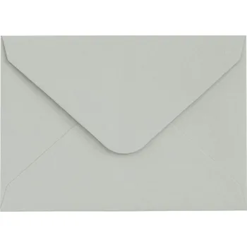 Výtvarný papír Ozdobné obálky hladké - 7 x 10 cm, 130 g/m2, světle šedé, 10 ks