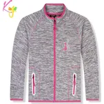 Dívčí flísová mikina Kugo FM9718, šedá