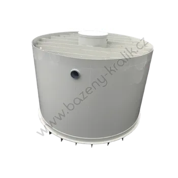 jímka BAZENY KRALIK s.r.o. Jímka dvouplášťová kruhová 3m3 DPH: 12% (pro koncového zákazníka)