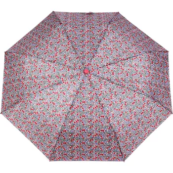 Deštník Dámský skládací vystřelovací deštník bílá