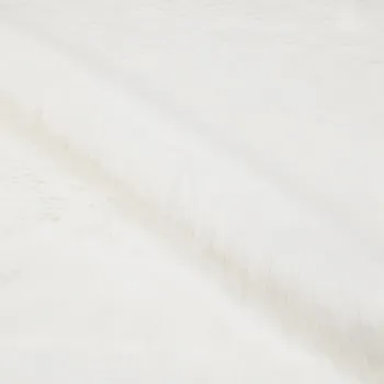 Umělá kožešina N6446 s dlouhým vlasem bílá, š.155