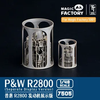 Plastikový model Magic Factory 1/48 P&W R2800 Engine Separate Display Version Set 1