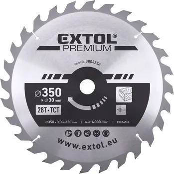 Pilový kotouč Extol Premium pilový kotouč s SK plátky