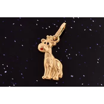Přívěsek Zlatý přívěsek žirafa P070, Au 585/1000 14kt,0,40g