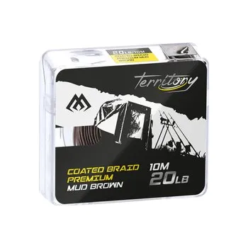 Mikado Návazcová šňůra Coated Braid Premium 10m/20lb Mud Brown