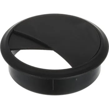 kabelová chránička Interex PVC kabelová průchodka 70 mm / Černá