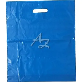 Dárková taška taška PE 38x44+4cm,průhmat MODRÁ