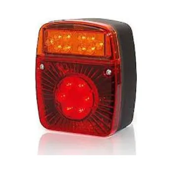 Zadní světlomet Zadní světlo 12/24V LED zadní 3 funkce 13477