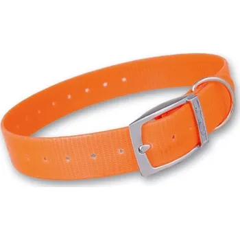 Obojek pro psa Plastový obojek oranžový, 25 mm x 85 cm