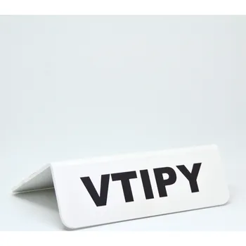 Zarážka na knihu Rozřaďovač s nápisem - VTIPY