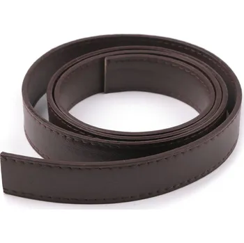 Ucha na tašky prošitá - polotovar, malé, 3 hnědá tmavá