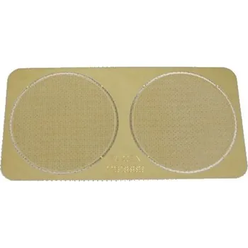 RC náhradní díl Mosazná ochraná mřížka motoru na Leopard 2A6 (Doplněk pro tank Leopard 2A6, mosazný kryt motoru.)