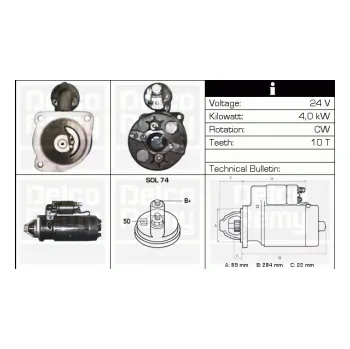 Startér Starter Renault Midliner, Midlum, Premium 12085