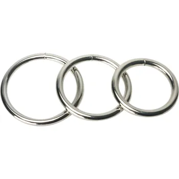 Master Series Trine Steel C-Ring Collection Silver
