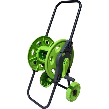 Držák na zahradní hadici J.A.D. TOOLS Vozík na hadici Lime Edition až 60 m