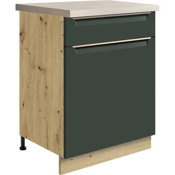 Kuchyňská skříňka NORA green spodní skříňka 5D "60"