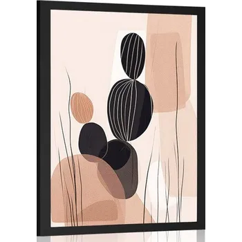 Plakát Dovido Plakát abstraktní botanické tvary kaktus