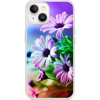 Pouzdro na mobilní telefon Kryt iPhone 14 Fialové květy (obal neboli pouzdro na iPhone 14)