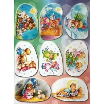 samolepka Samolepky – Vánoce (malované)