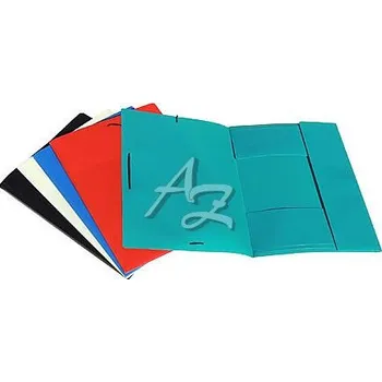 složka A4, 3klopy, PP, guma, Classic, Bordó