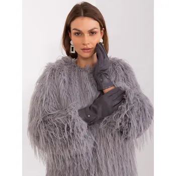 Rukavice Elegantní rukavice Wool Fashion Italia tmavě šedé EU velikost: L/XL